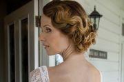 vintage bride hairstyle