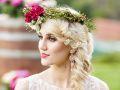 floral headpiece for bride sunshine coast