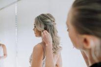 Down hair style for bride